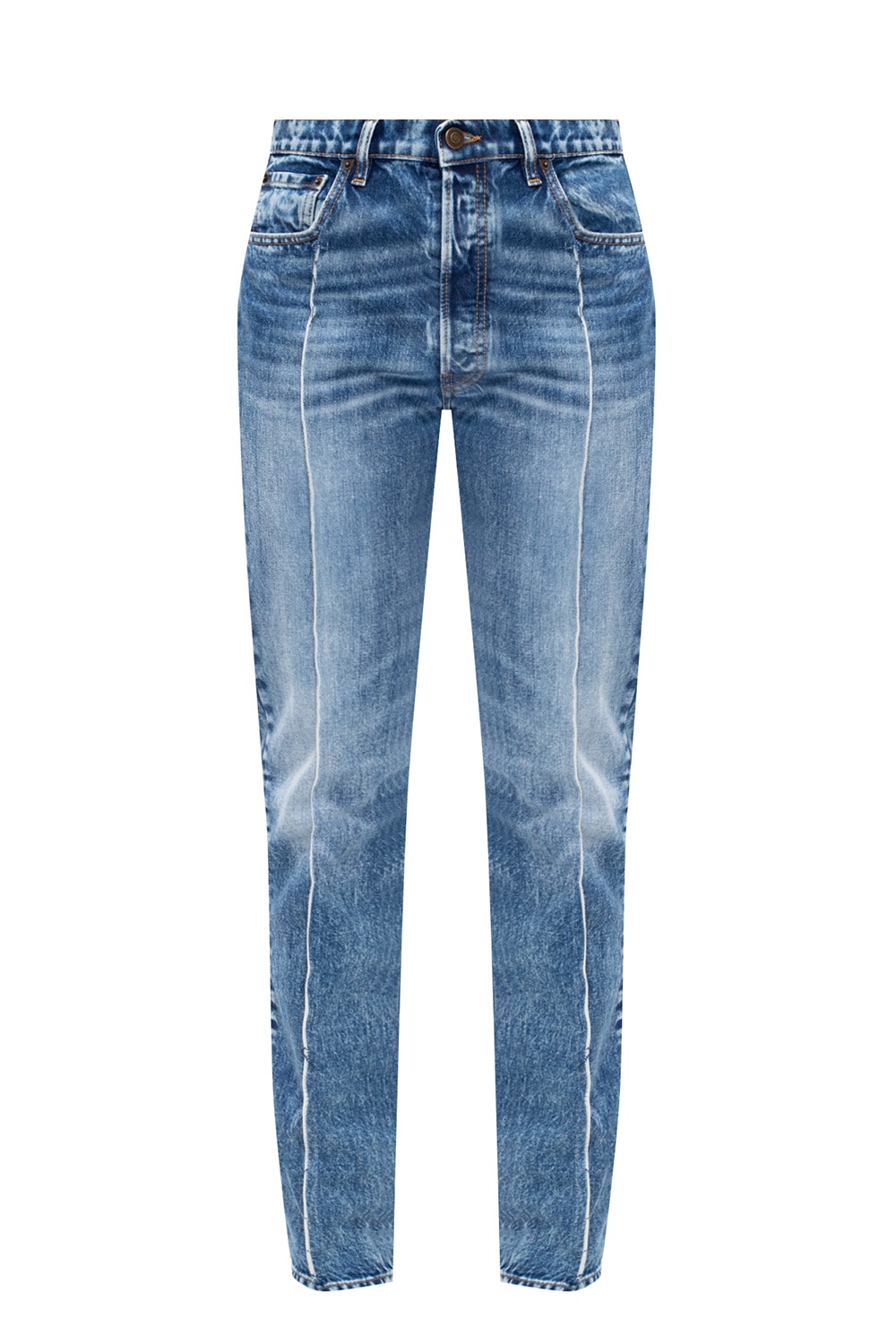 【関税＆送料込み】Mm6 Maison Margiela Broken Skinny Jeans Mm6 Maison Margiela jeans for Women | SSENSE